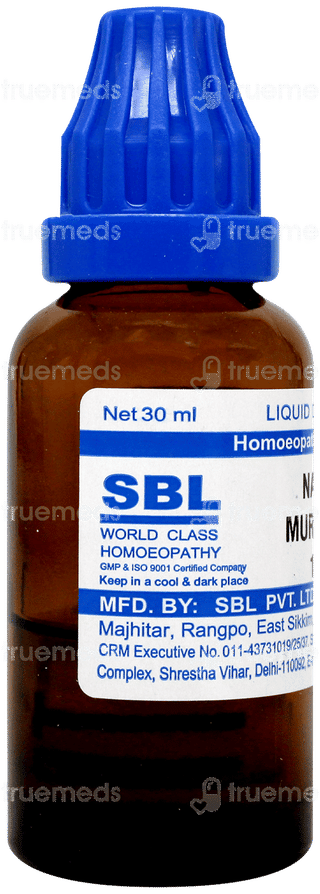 Sbl Natrum Muriaticum 1000c Dilution 30ml