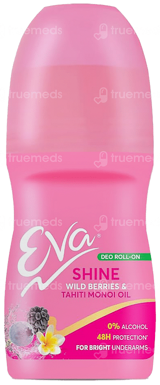 Eva Shine Wild Berries & Tahiti Monoi Oil Deo Roll On 50ml