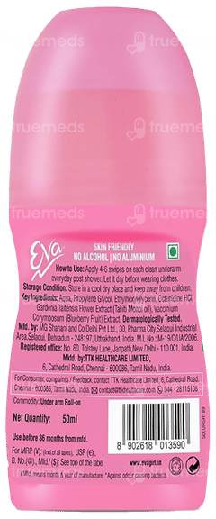 Eva Shine Wild Berries & Tahiti Monoi Oil Deo Roll On 50ml