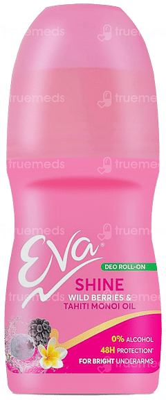 Eva Shine Wild Berries & Tahiti Monoi Oil Deo Roll On 50ml