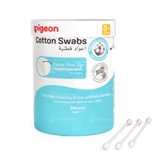 Pigeon 0+ Months Cotton Swabs 200 Pigeon 0+ Months Cotton Swabs 200