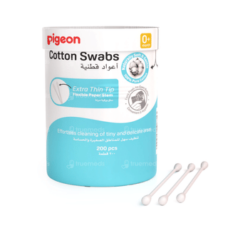 Pigeon 0+ Months Cotton Swabs 200