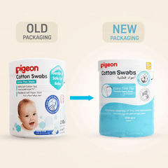 Pigeon 0+ Months Cotton Swabs 200 Pigeon 0+ Months Cotton Swabs 200