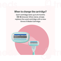 Sirona 4 Blade Cartridge Razor 1