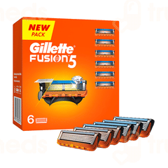 Gillette Fusion 5 Cartridge Pack Of 6