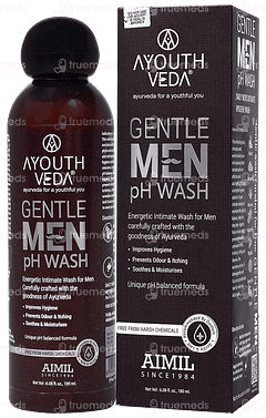 Ayouthveda Gentle Men Ph Wash 180ml