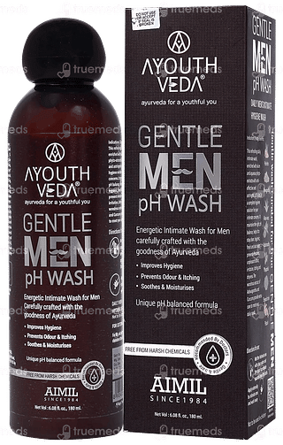Ayouthveda Gentle Men Ph Wash 180ml