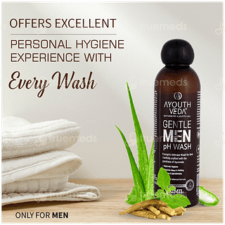 Ayouthveda Gentle Men Ph Wash 180ml