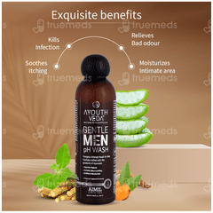 Ayouthveda Gentle Men Ph Wash 180ml