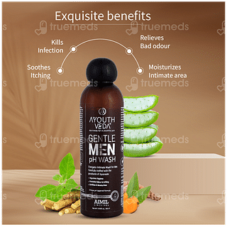Ayouthveda Gentle Men Ph Wash 180ml