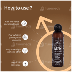Ayouthveda Gentle Men Ph Wash 180ml