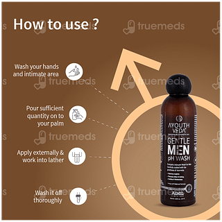 Ayouthveda Gentle Men Ph Wash 180ml