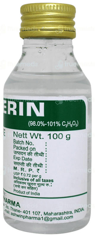 Ashwin Glycerin Pure 100gm