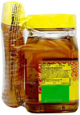Dabur Honey 250gm With Dabur Honey Squeezy 100gm Free