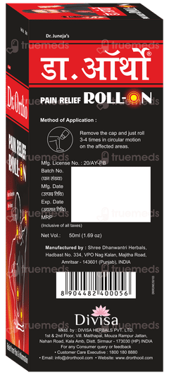Dr Ortho Pain Relief Roll On 50ml