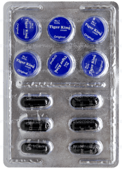 Tiger King Cream 6 X 5gm With Tiger King Capsule 6 Free
