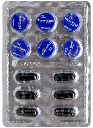 Tiger King Cream 6 X 5gm With Tiger King Capsule 6 Free