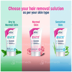 Veet Pure Normal Skin Body & Full Bikini 100gm Pack Of 3 Hair Removal Cream