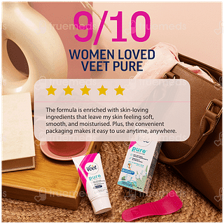 Veet Pure Normal Skin Body & Full Bikini 100gm Pack Of 3 Hair Removal Cream