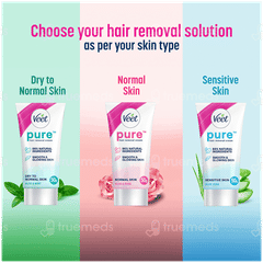 Veet Pure Sensitive Skin Body & Full Bikini 100gm Pack Of 3 Hair Removal Cream