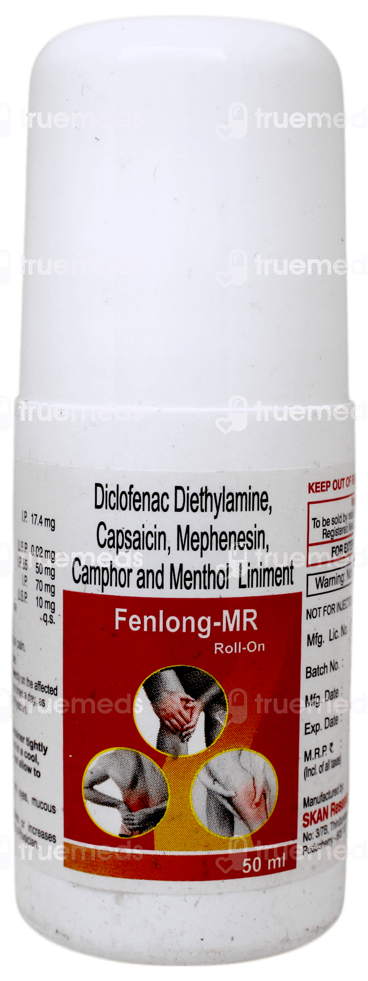 Fenlong Fenlong Mr Roll On 50ml - Uses, Side Effects, Dosage, Price | Truemeds