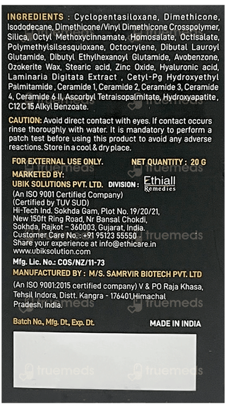 Z Stick Spf 50+ Pa+++ Hybrid Sunscreen Stick 20gm