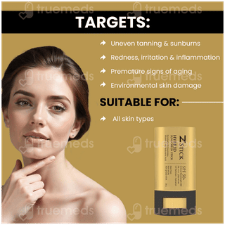 Z Stick Spf 50+ Pa+++ Hybrid Sunscreen Stick 20gm