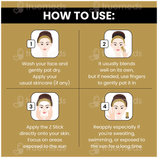 Z Stick Spf 50+ Pa+++ Hybrid Sunscreen Stick 20gm