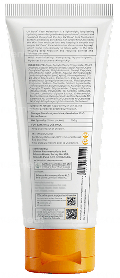 Brinton Uv Doux Face Moisturizer 100gm