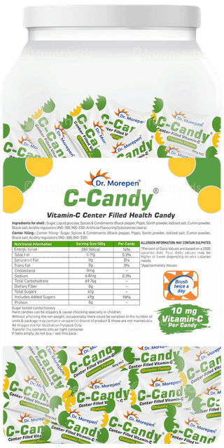 Dr Morepen C Candy Lemon & Cumin Chatpata Flavour 250