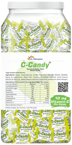 Dr Morepen C Candy Kacha Aam  Flavour  250 + 20 Extra
