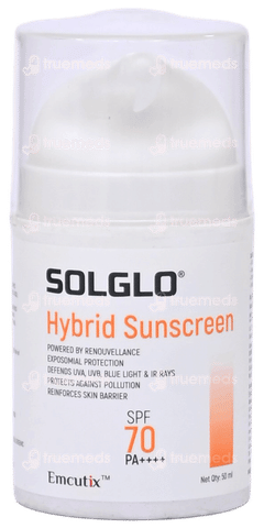 Solglo Spf 70 Pa++++ Hybrid Sunscreen 50ml