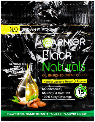 Garnier Black Naturals 3.0 Brown Black Hair Color 40Gm