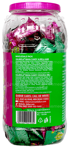 Dabur Hajmola Albela Aam Chulbuli Imli Maha Candy Jar 130 + 20 Chatcola Candy Free