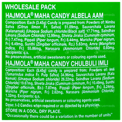 Dabur Hajmola Albela Aam Chulbuli Imli Maha Candy Jar 130 + 20 Chatcola Candy Free