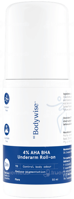 Be Bodywise 4% Aha Bha Underarm Roll On 50Ml