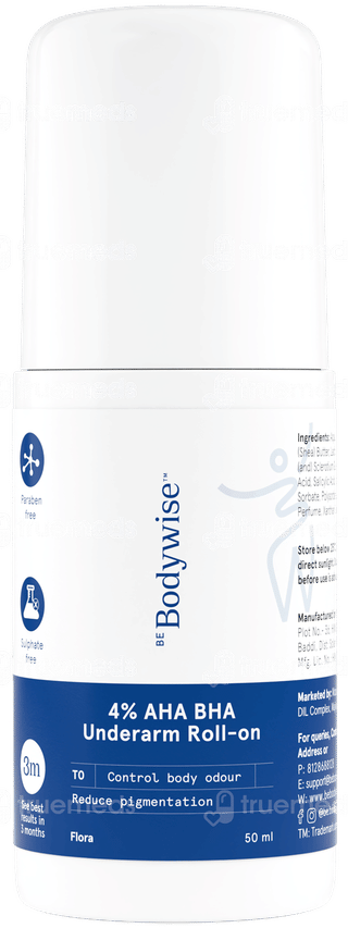 Be Bodywise 4% Aha Bha Underarm Roll On 50Ml