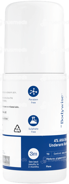 Be Bodywise 4% Aha Bha Underarm Roll On 50Ml