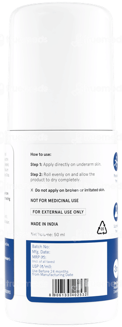 Be Bodywise 4% Aha Bha Underarm Roll On 50Ml