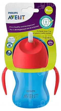 Philips Avent 9M+ Bpa Free 200Ml Straw Cup 1 Philips Avent 9M+ Bpa Free 200Ml Straw Cup 1