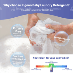 Pigeon Baby Laundry Improved Formula Detergent Refill 450Ml