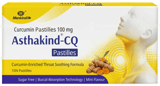 Asthakind Cq Mint Flavour Sugar Free Pastilles 10