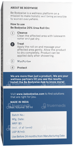 Be Bodywise 20% Urea Roll On 50Ml