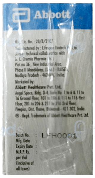 Eptifab 75 Mg Infusion 100 Ml
