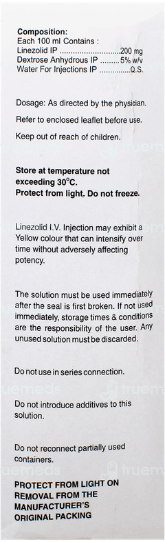 Lizolid Iv Injection 300Ml
