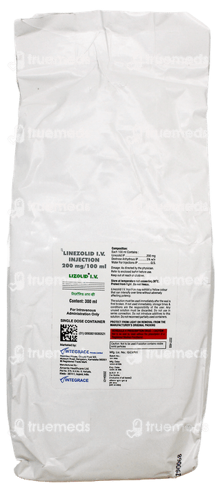 Lizolid Iv Injection 300Ml