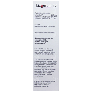 Lizomac Iv 200Mg Infusion 100Ml