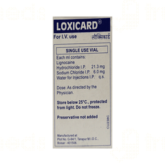 Loxicard 2% Injection 50ml