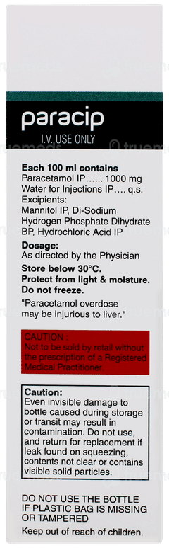 Paracip Infusion 100ml