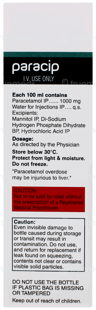Paracip Infusion 100ml